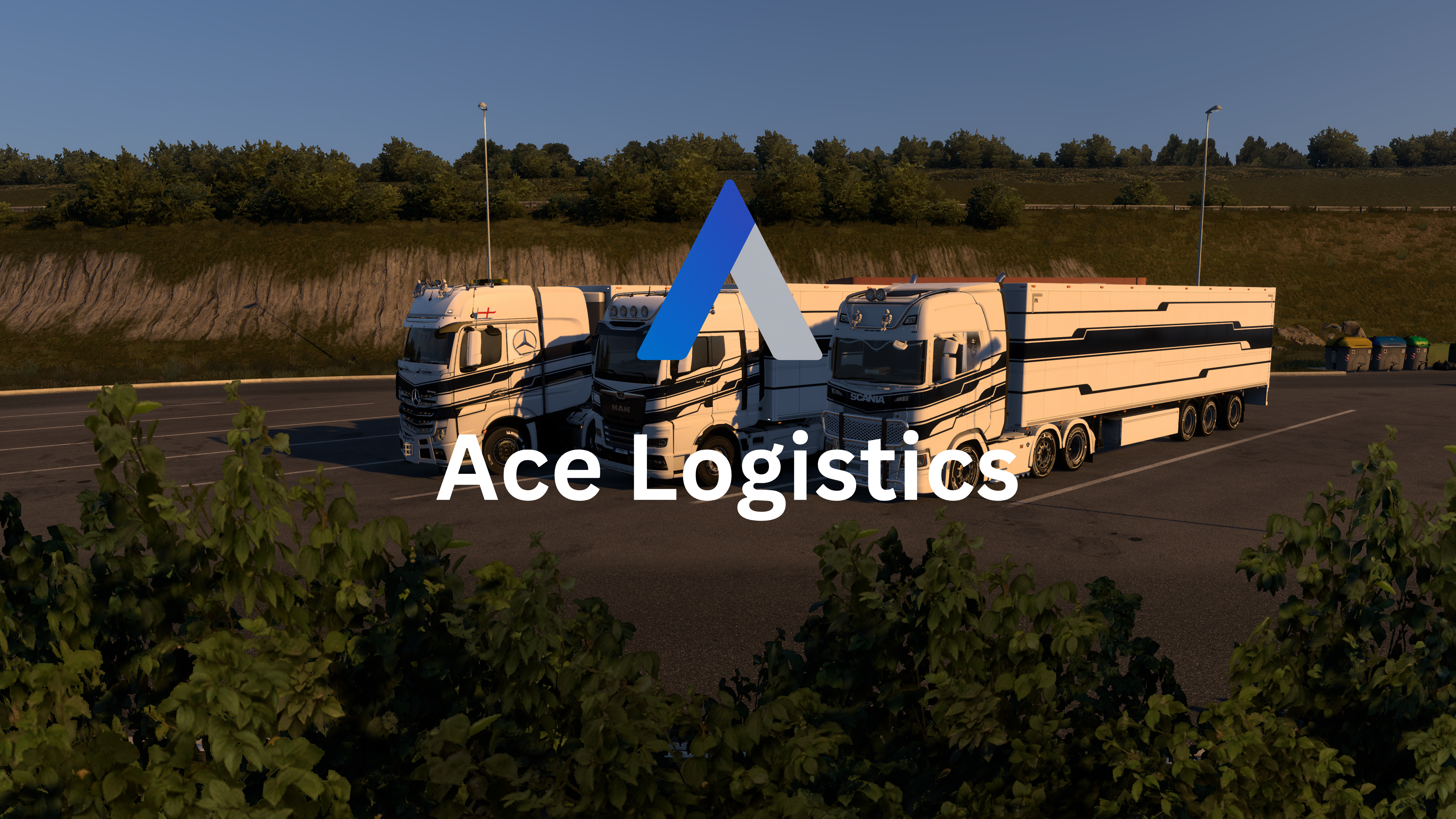 Ace Logistics trucks